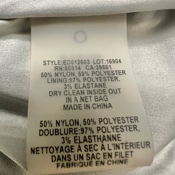 Tahari Floral Sequins Halter Midi=12 - Picture 5 of 5